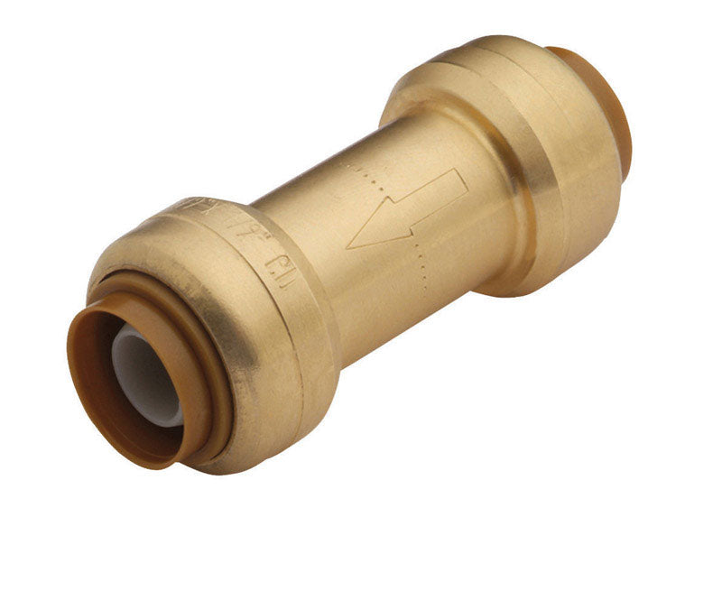 SHARKBITE - SharkBite 1/2 in. D X 1/2 in. D Brass Spring Loaded Check Valve