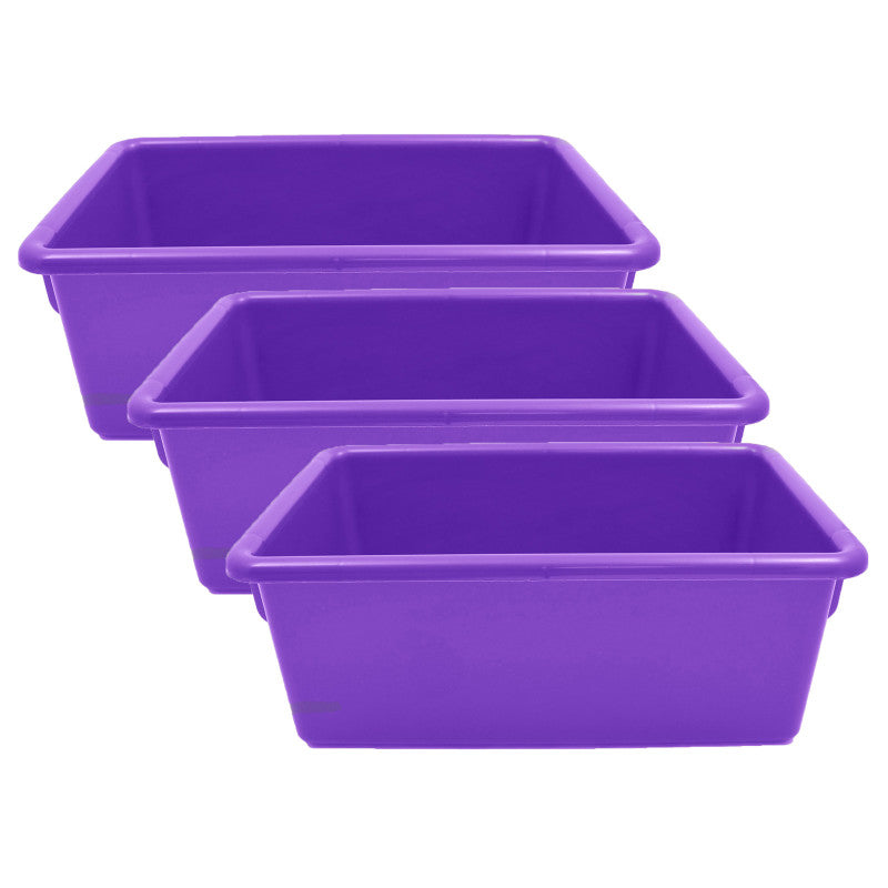 JONTI-CRAFT - Cubbie Tray, Purple, Pack of 3