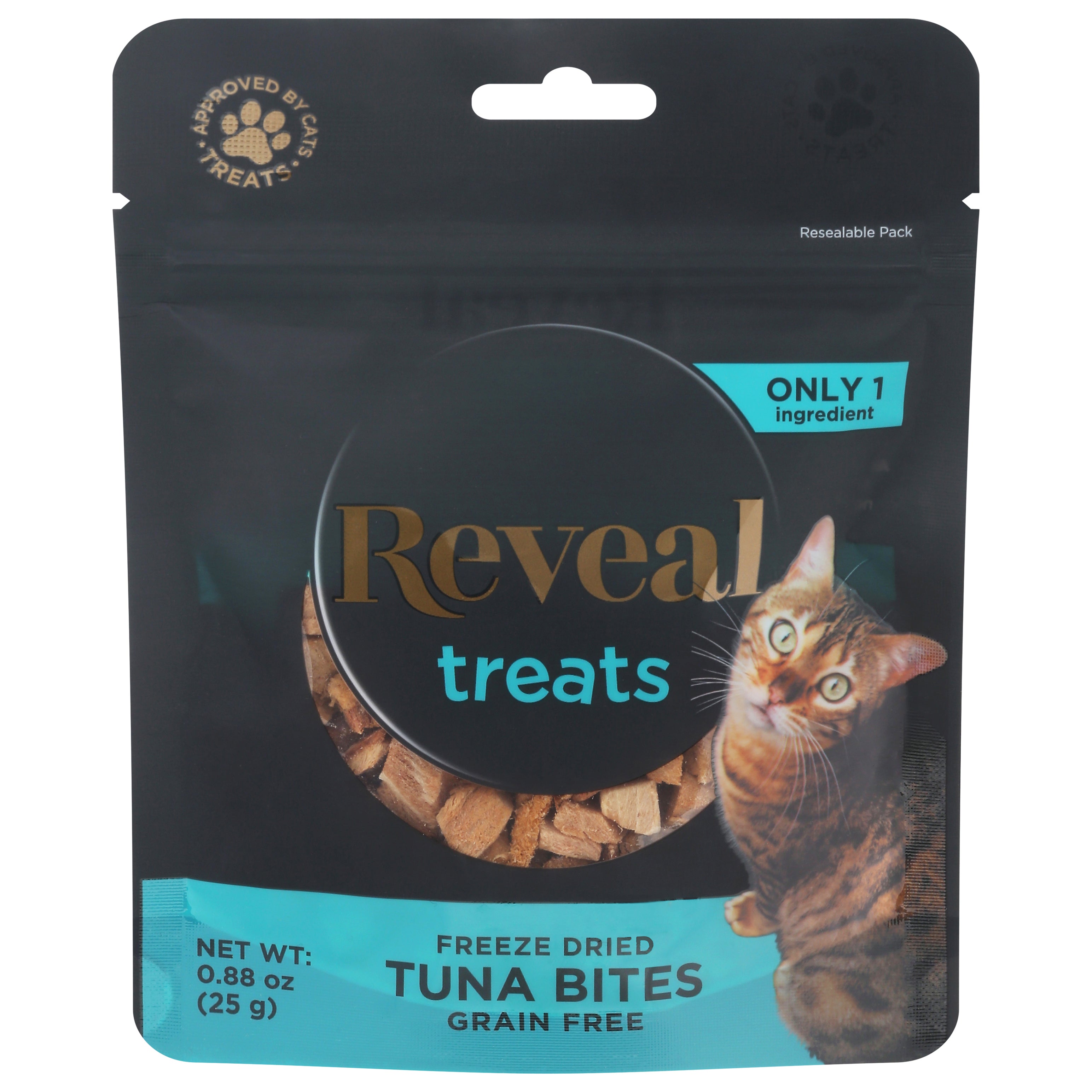 Reveal Grain Free Freeze Dried Tuna Bites Cat Treats 0.88 oz - Case of 8