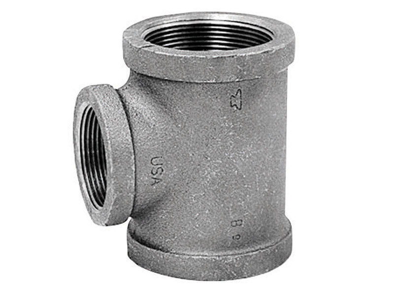 ANVIL - Anvil 1/2 in. FPT X 3/4 in. D FPT 3/4 in. D FPT Black Malleable Iron Reducing Tee