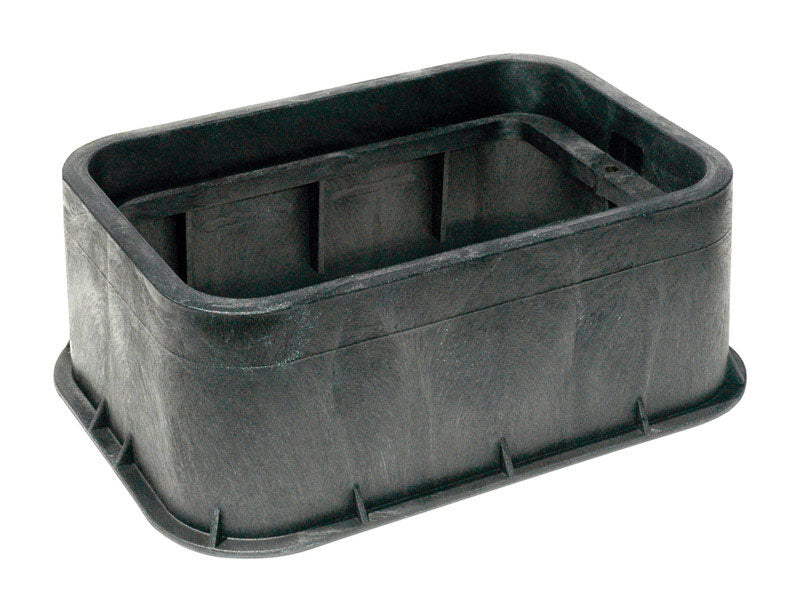 NDS - NDS 21 in. W X 6.75 in. H Rectangular Valve Box Extension Black