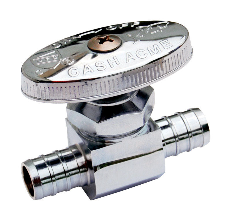 SHARKBITE - SharkBite PEX 1/2 in. PEX Barb X 1/2 in. Brass Stop Valve