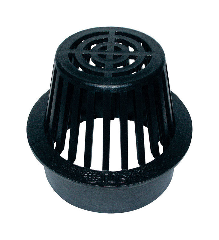 NDS - NDS 6 in. Black Round Polyolefin Atrium Grate