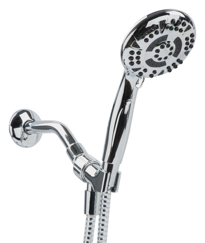 OAKBROOK - OakBrook Chrome PVC 5 settings Handheld Showerhead 1.8 gpm