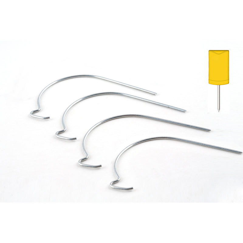 HANGMAN - Hangman Silver J-Hooks 30 lb 4 pk