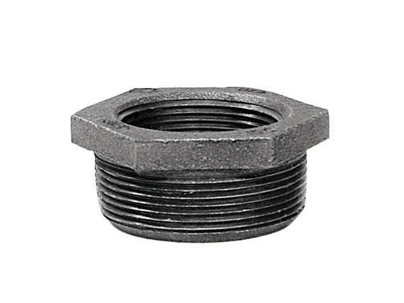 ANVIL - Anvil 1-1/2 in. MPT X 1 in. D FPT Black Malleable Iron Hex Bushing