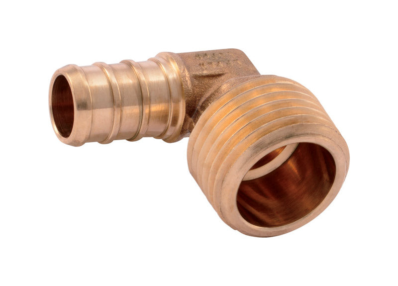 SHARKBITE - SharkBite EvoPEX 1/2 in. PEX X 1/2 in. D MPT Brass Elbow
