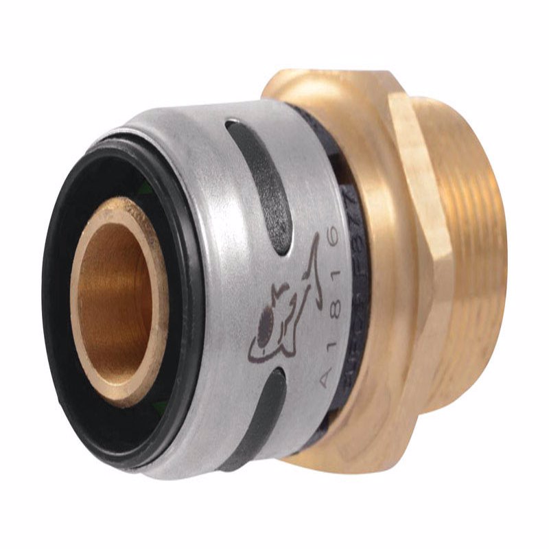 SHARKBITE - SharkBite EvoPEX 1/2 in. MPT X 1/2 in. D Push Brass/Plastic Male Connector