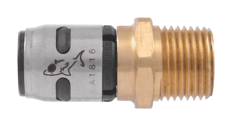 SHARKBITE - SharkBite EvoPEX 1/2 in. Push X 1/2 in. D MPT Brass Adapter