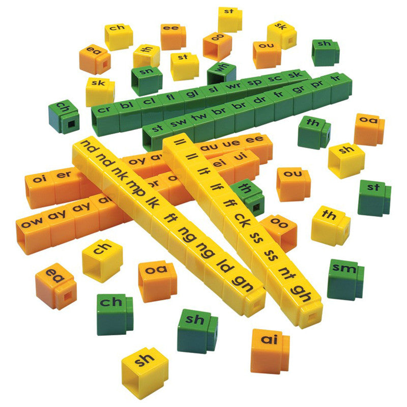DIDAX - Unifix® Letter Cubes, Blends, Set of 90