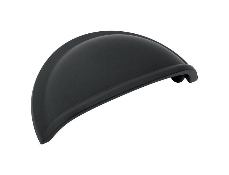 AMEROCK - Amerock Cup Pull Collection Pull Matte Black 1 pk