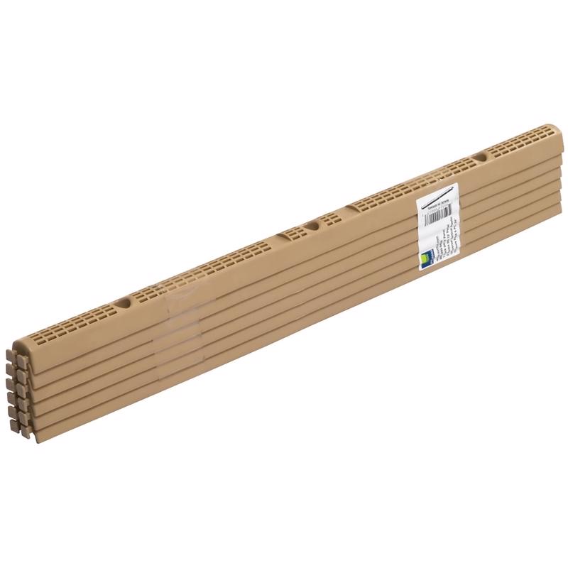 PALRAM - Palram 1-1/4 in. W X 24 in. L Plastic Vertical Closure Strips Beige