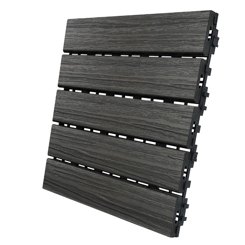 AURA - Aura 12 in. W X 12 in. L Driftwood Composite Balcony/Deck Tiles 6 sq ft