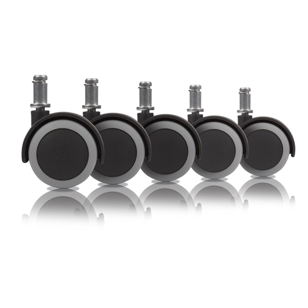 Slipstick 2 in. D Swivel Rubber Caster 330 lb 5 pk - Case of 4
