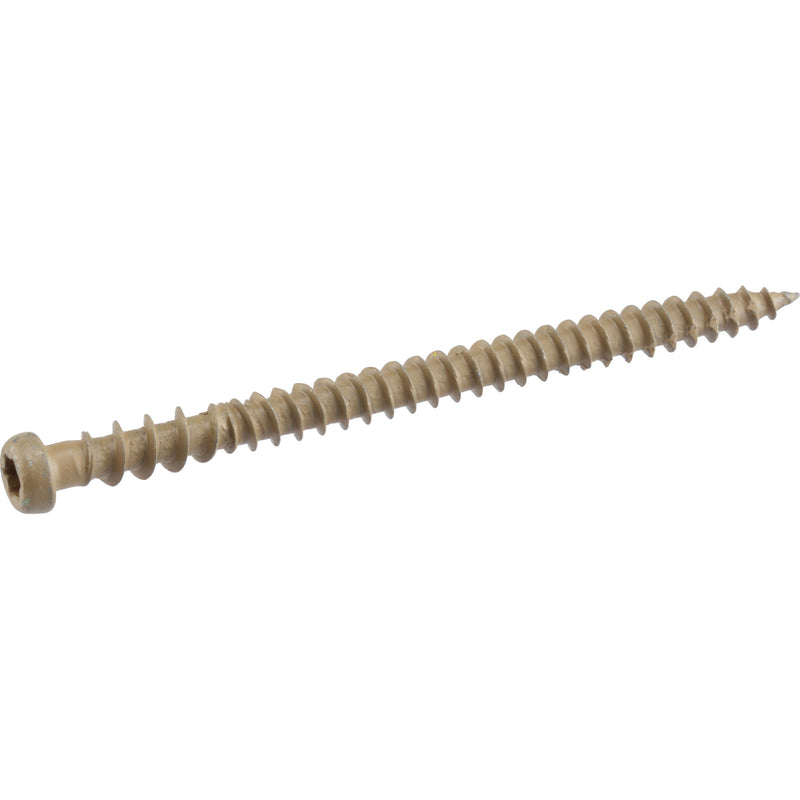 HILLMAN - Deck Plus No. 10 X 3 in. L Tan Star Flat Head Composite Deck Screws 5 lb