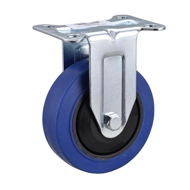 PROJEX - Projex 4 in. D Soft Rubber Rigid Caster 265 lb 1 pk