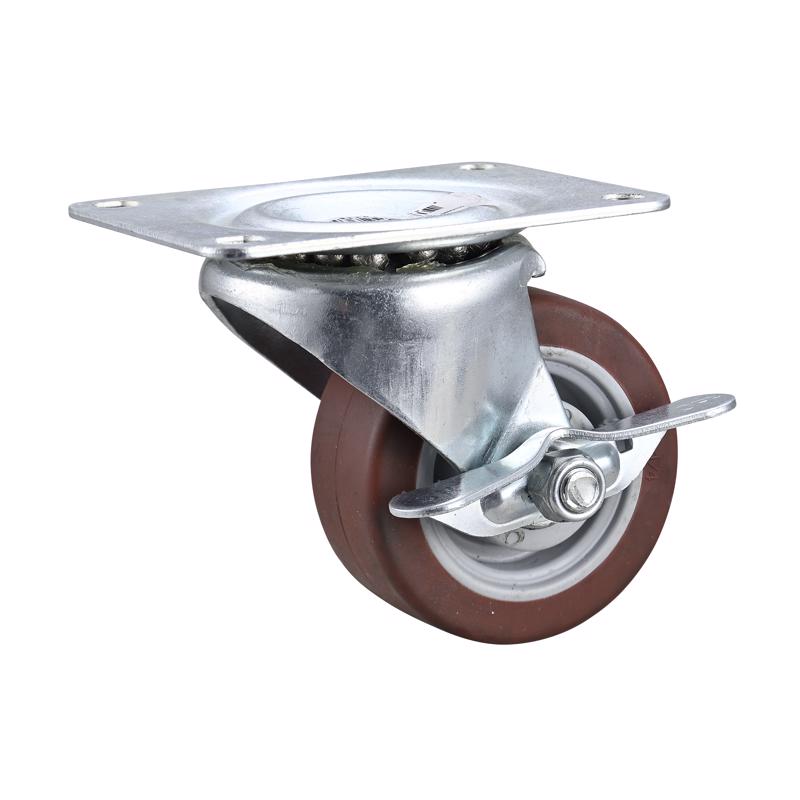 PROJEX - Projex 3 in. D Swivel Hard Rubber Caster 210 lb 1 pk