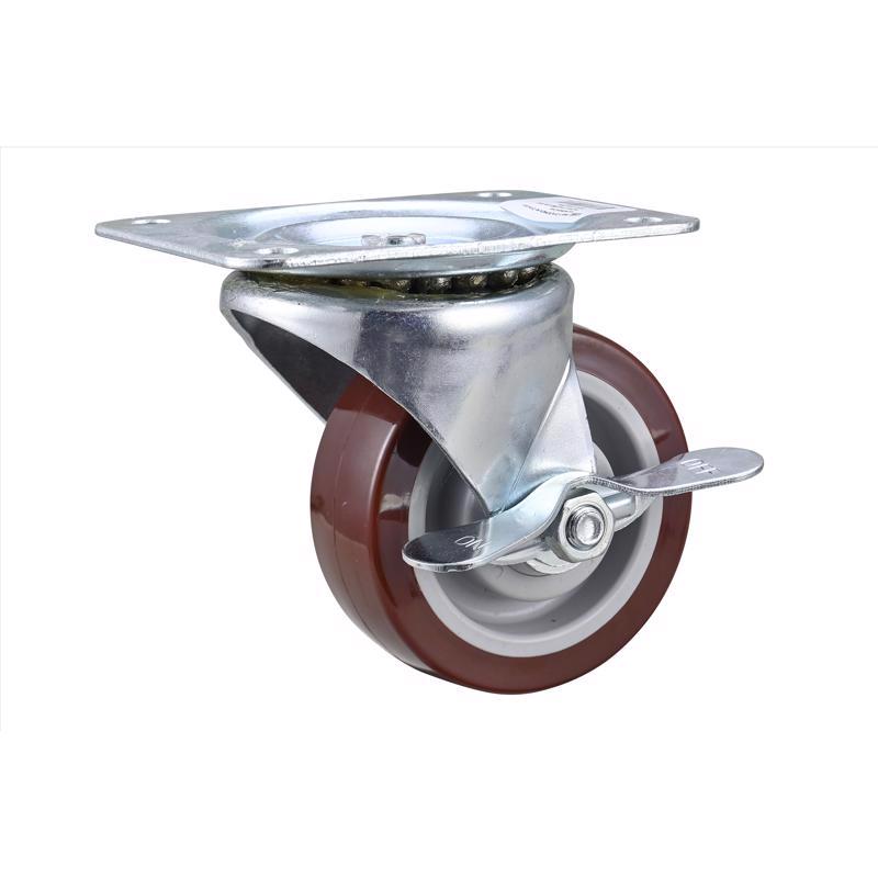 PROJEX - Projex 4 in. D Swivel Hard Rubber Caster 255 lb 1 pk