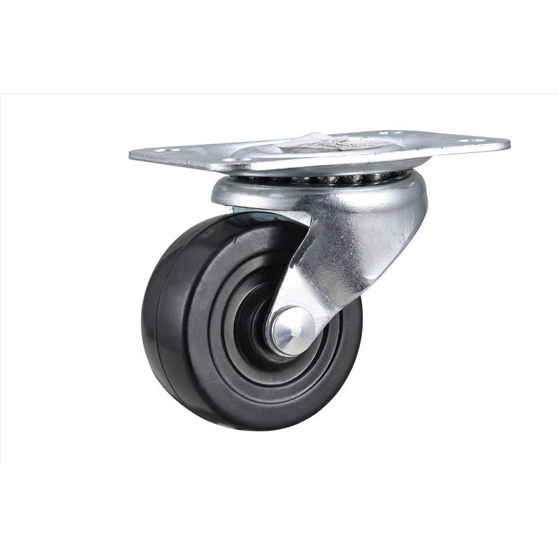 PROJEX - Projex 2.5 in. D Swivel Soft Rubber Caster 100 lb 1 pk