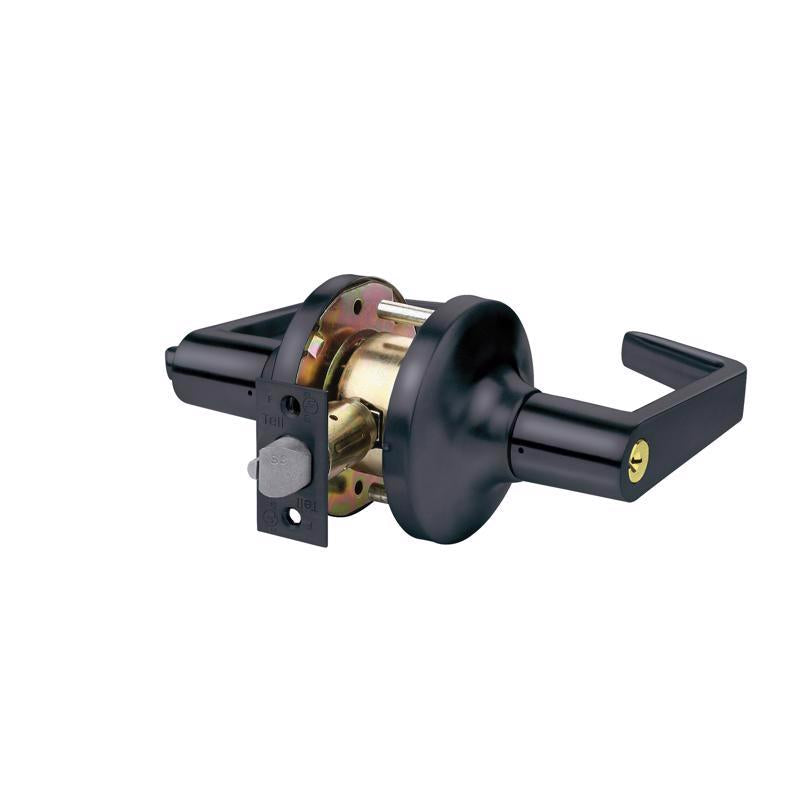 TELL - Tell Matte Black Entry Lever 2 in.