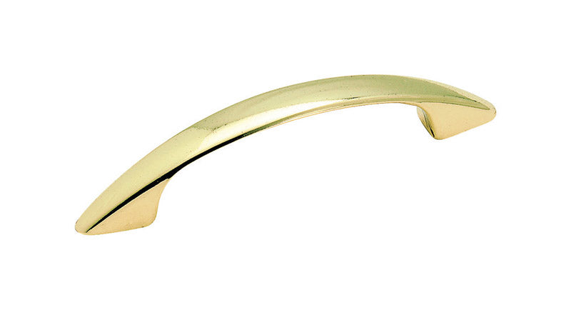AMEROCK - Amerock Allison Cabinet Pull 3 in. Polished Brass 1 pk