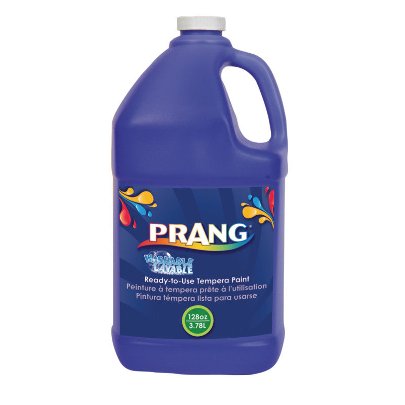 PRANG - Washable Tempera Paint, Blue, 1 Gal