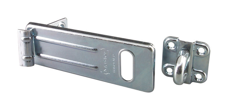 MASTERLOCK - Master Lock Zinc-Plated Hardened Steel 6 in. L Hinge Hasp 1 pk