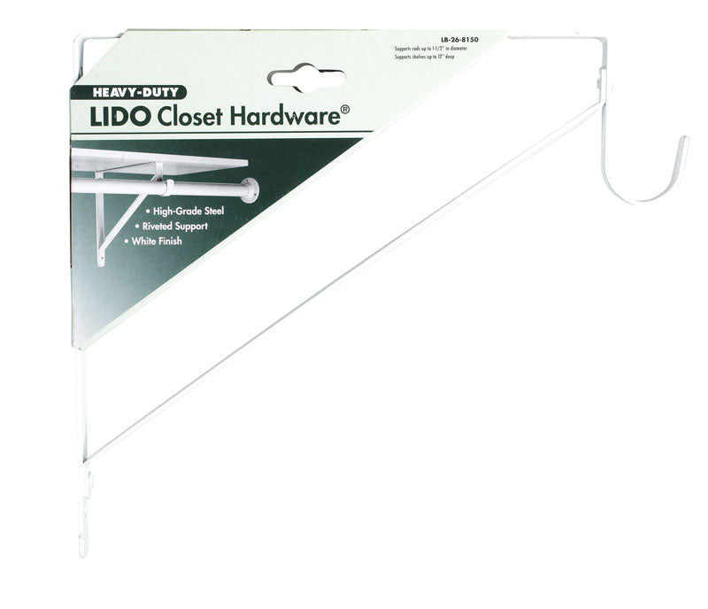 LIDO - Lido 10-1/2 in. H X 1 in. W X 11 in. L Steel Shelf Divider