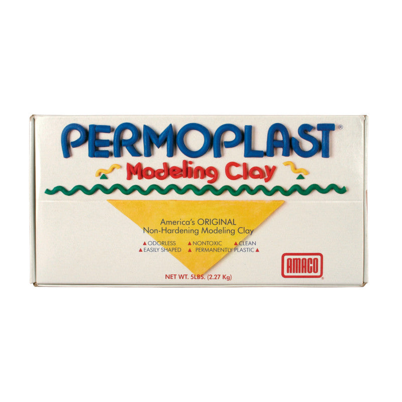 AMACO - Permoplast Modeling Clay, Cream, 5 lbs.