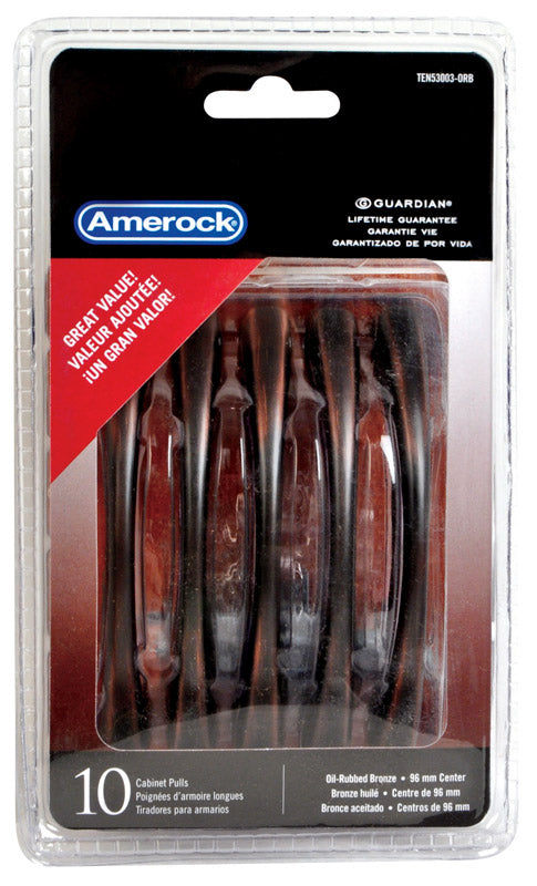 AMEROCK - Amerock Allison Cabinet Pull 3-3/4 in. Oil Rubbed Bronze Brown 10 pk