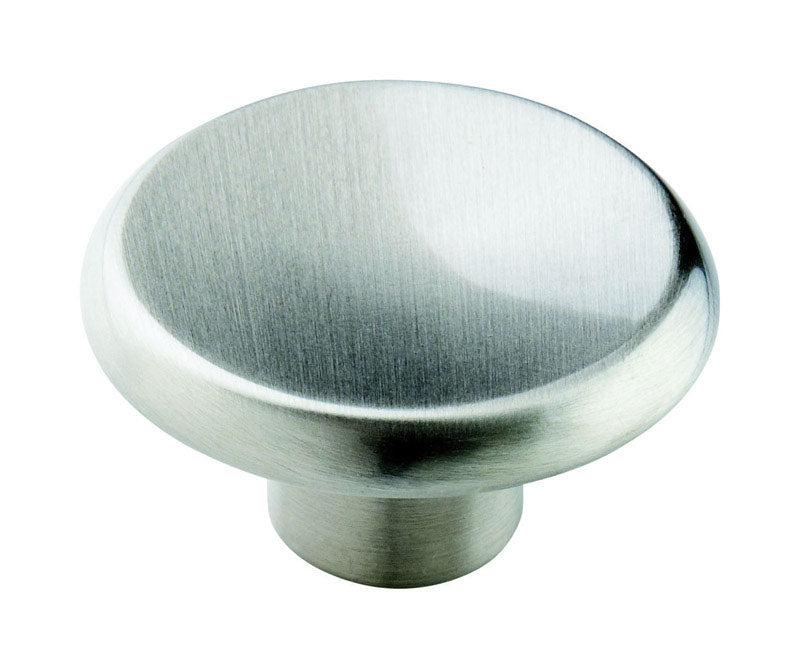 AMEROCK - Amerock Allison Round Cabinet Knob 1-1/2 in. D 3/4 in. Satin Nickel 1 pk