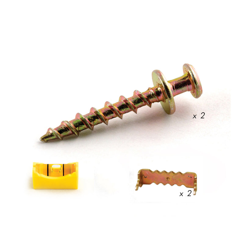 HANGMAN - Hangman Gold Wall Hanging Kit 100 lb 2 pk