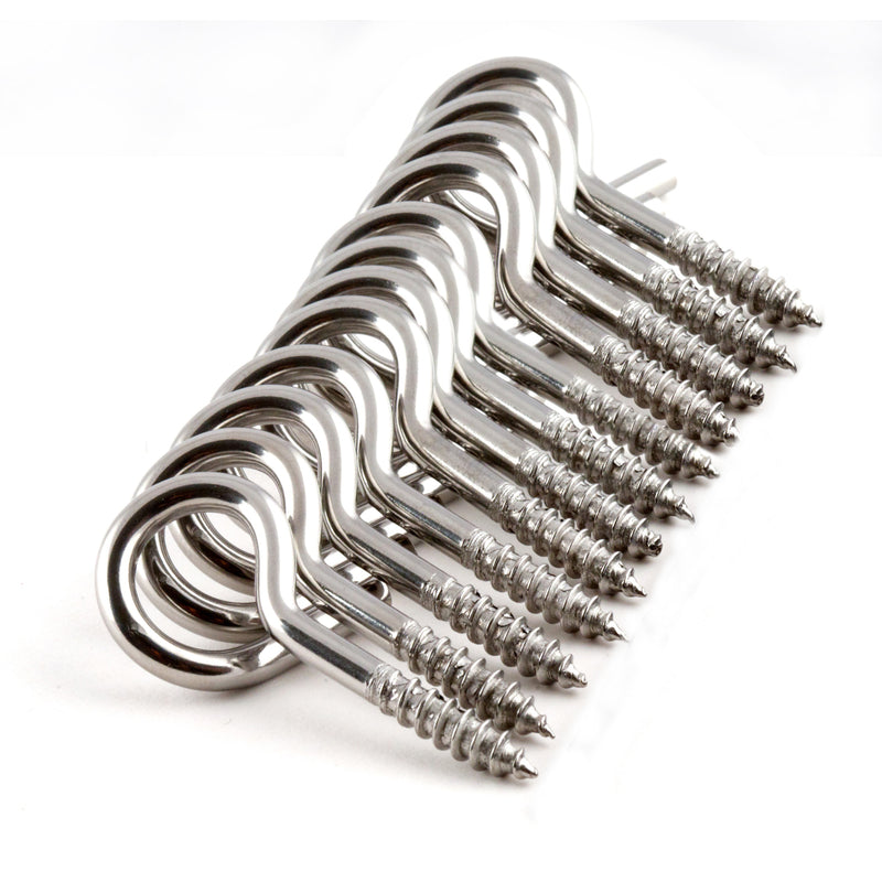 HANGMAN - Hangman Silver Open Loop Christmas Light Hangers 12 pk