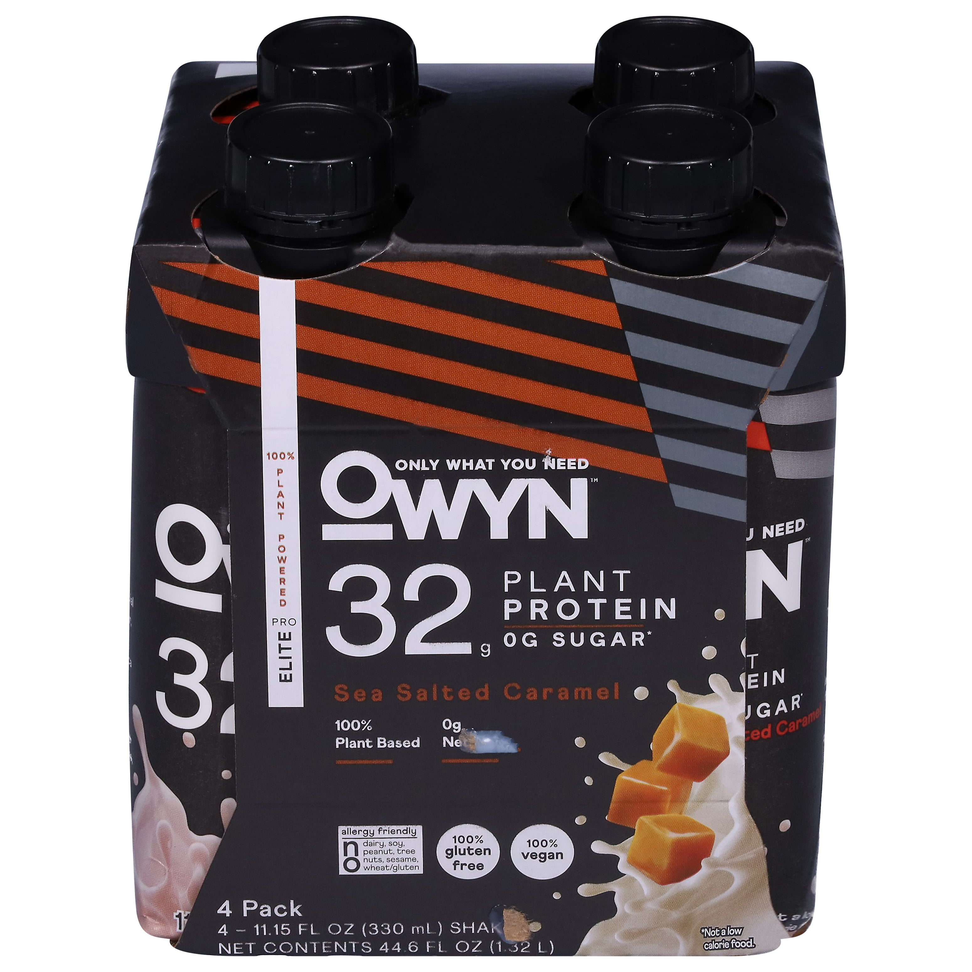 OWYN Sea Salted Caramel Protein Shake 4 - 11.15 oz Shakes - Case of 3