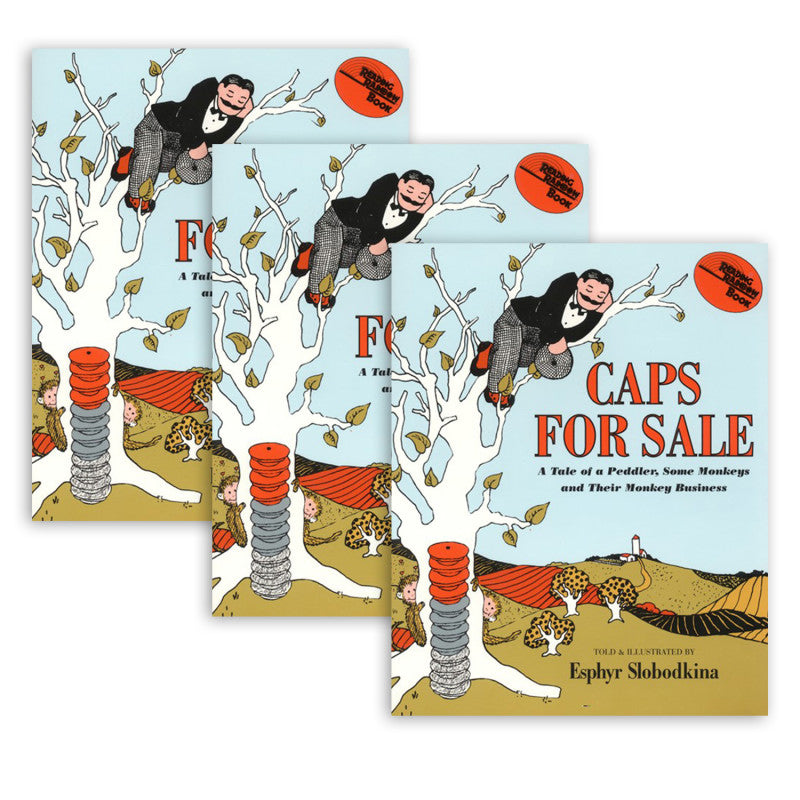 HARPERCOLLINS - Caps for Sale Book, Pack of 3
