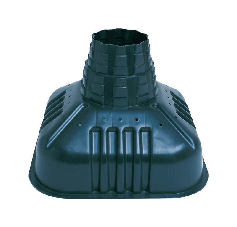 SQUAREFOOT - SquareFoot Plastic Concrete Footing Forms 16.6 in. H X 22 in. W X 22 in. L X 10 in. D