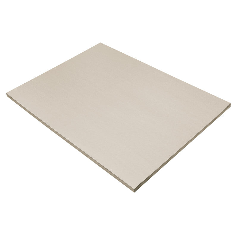 Construction Paper, Medium Weight, Gray, 18" x 24", 50 Sheets