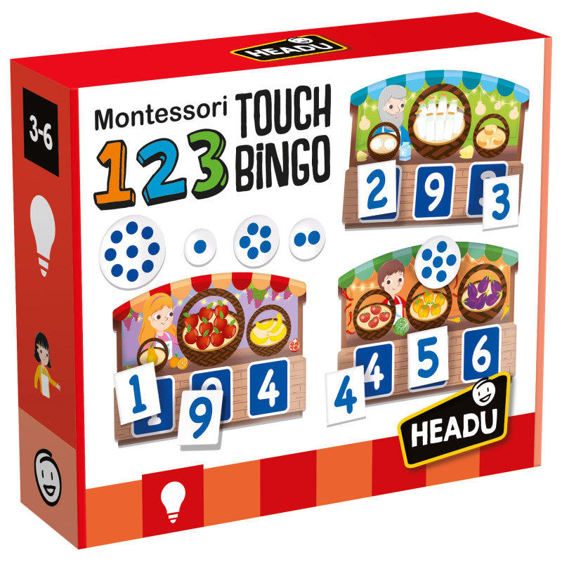 HEADU - 123 Montessori Touch Bingo