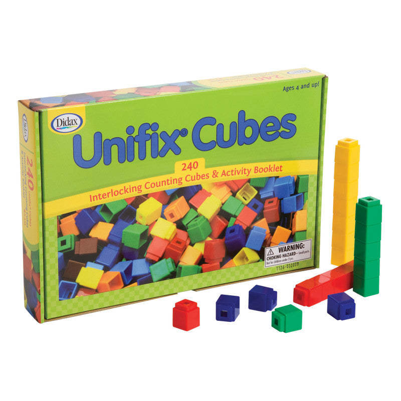 DIDAX - UNIFIX® Cubes for Pattern Building, 240 Per Pack