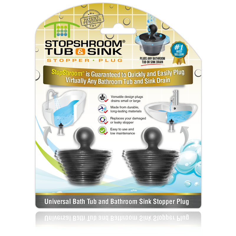 STOPSHROOM - StopShroom 2 in. Matte Rubber Drain Protector