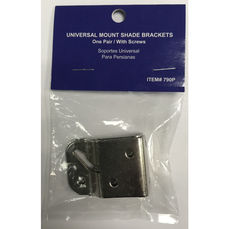 FRIEDLAND - Friedland Silver Universal Mount Roller Shade Bracket