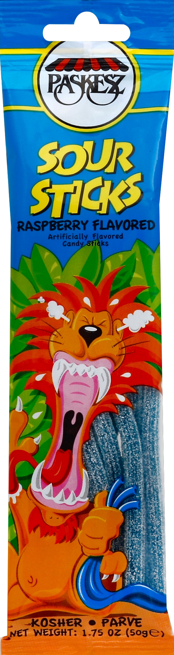 Paskesz Sour Sticks 1.75 oz - Case of 24