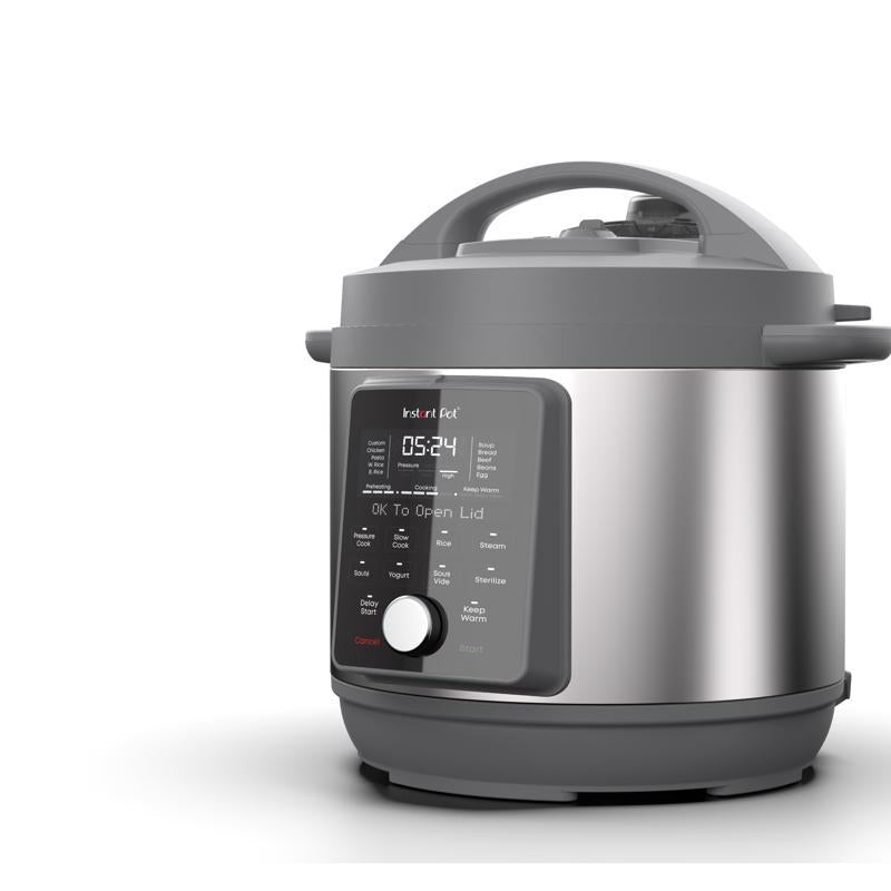 INSTANT - Instant Duo Plus Stainless Steel Digital Pressure Cooker 6 qt Black/Silver