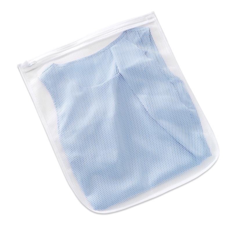 WHITMOR - Whitmor White Fabric Collapsible Laundry Bag