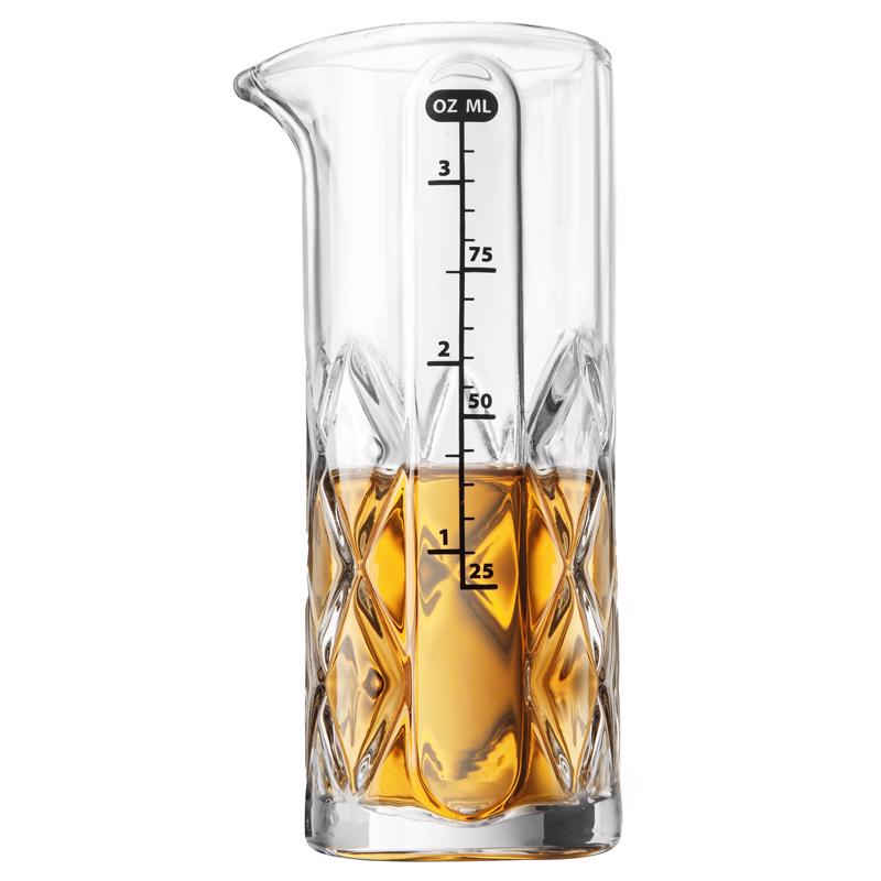 FINAL TOUCH - Final Touch 3.4 oz Clear Glass Jigger
