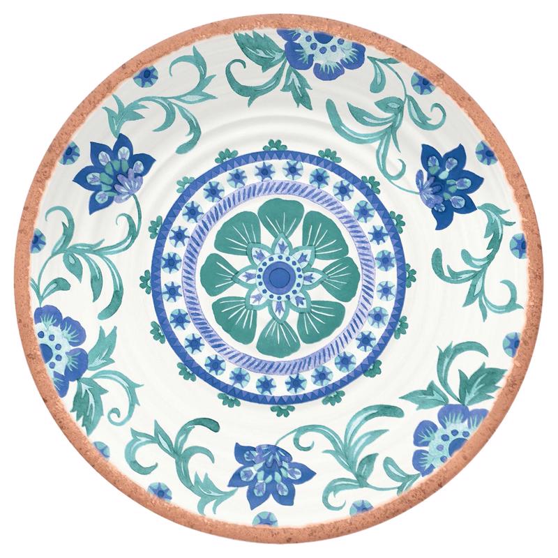TARHONG - TarHong Multicolored Melamine Artisan Salad Plate 1 each