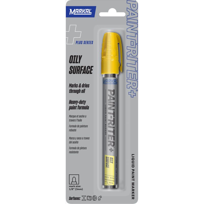 MARKAL - Markal Paint-Riter Yellow Standard Liquid Paint Marker 1 pk - Case of 6