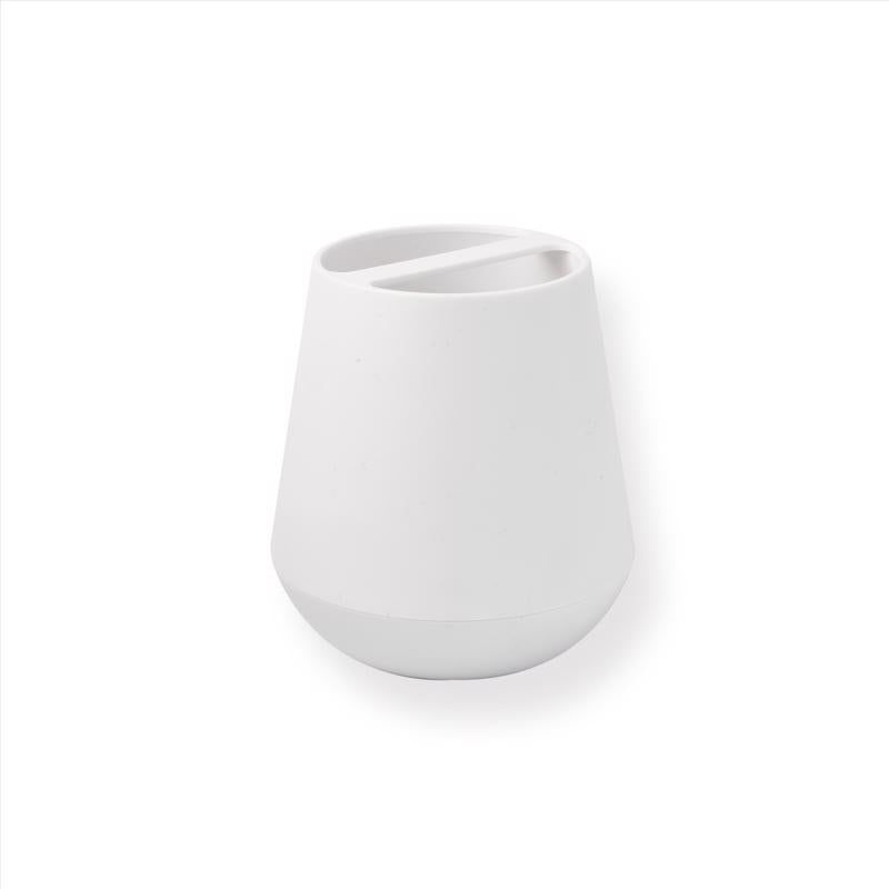 STTELLI - Sttelli Belize White Plastic Toothbrush Holder