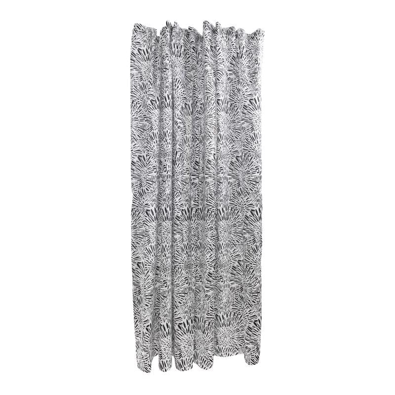 STTELLI - Sttelli Dandelion 72 in. H X 72 in. W Black Shower Curtain Polyester - Case of 3