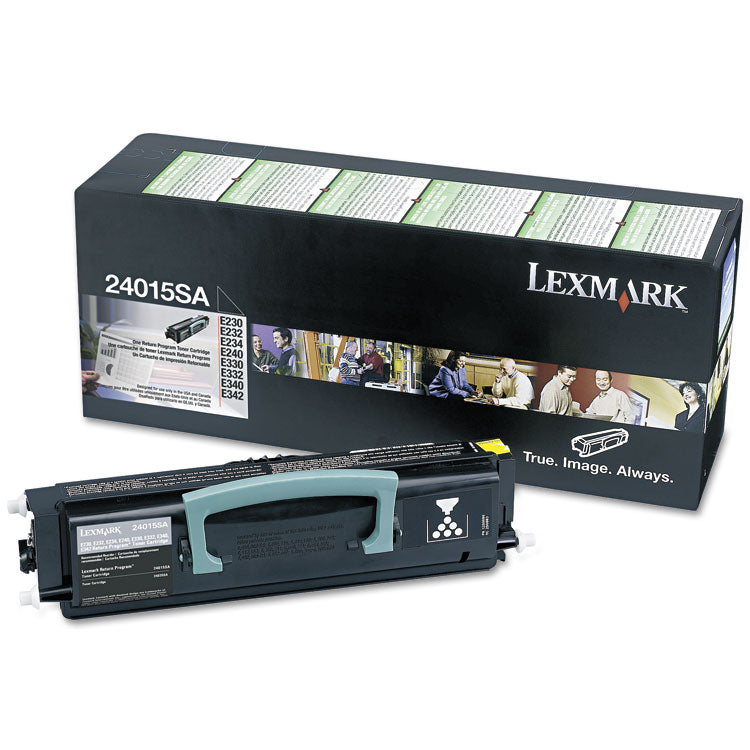 Lexmark - 24015SA Return Program Toner, 2,500 Page-Yield, Black